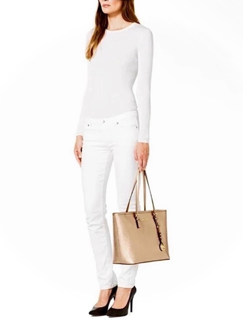 Michael Kors Jet Set MD Saffiano Leather